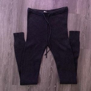 Aeropostale live love dream grey ribbed leggings